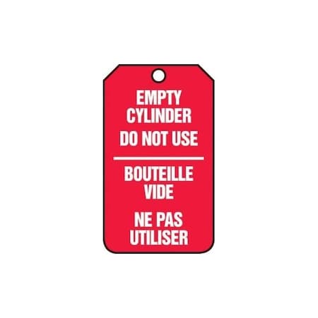 Accuform Danger, RP-Plastic, 3-7/8 in Width, 3/8 in Height, , 5 PK FBMGT202PTM